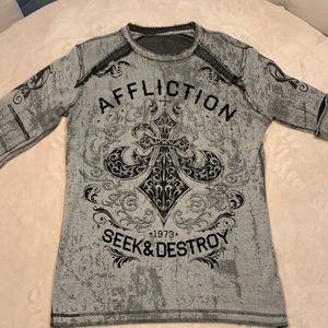 Reversible Affliction Long Sleeved Shirt